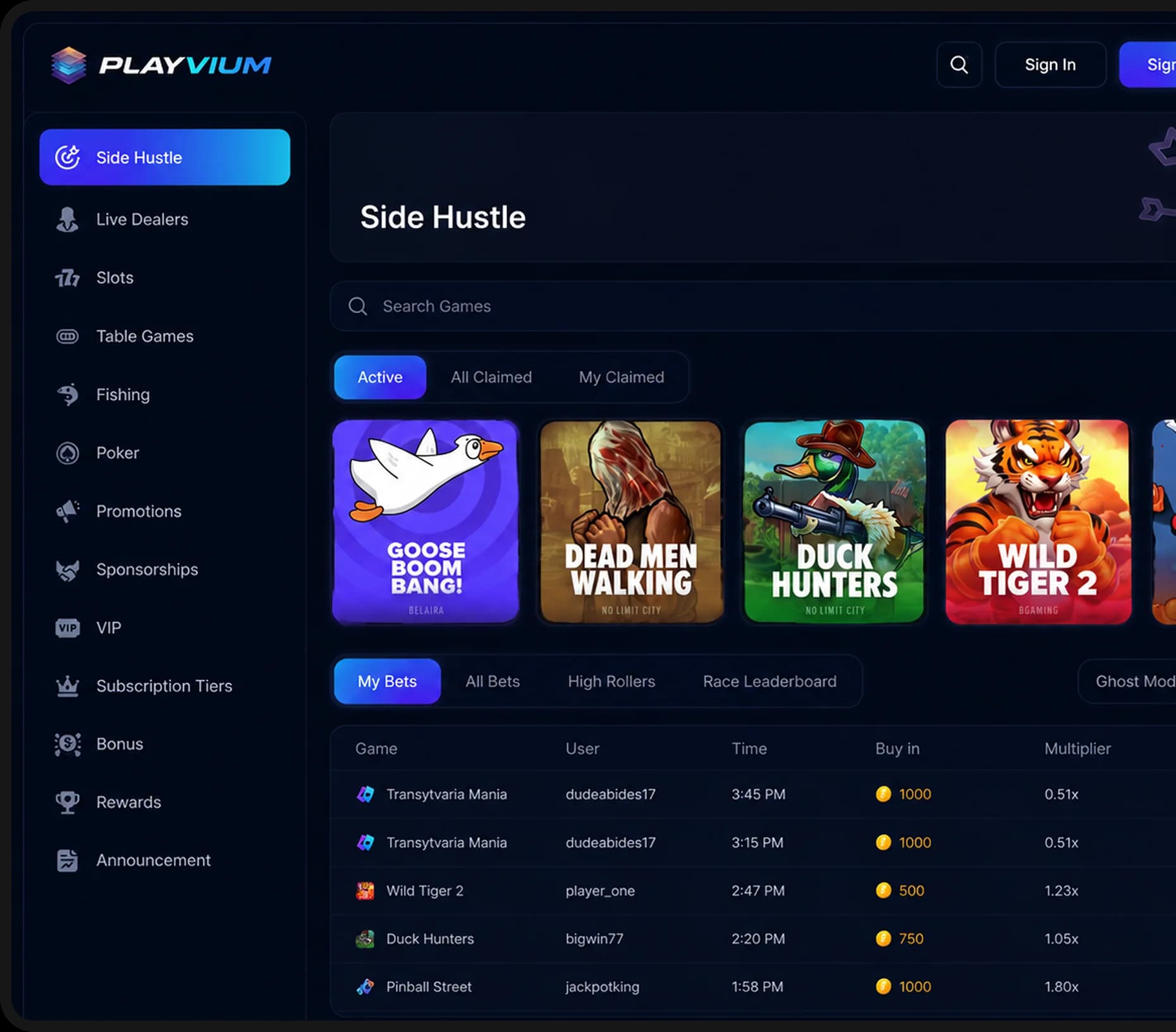 Playvium Platform